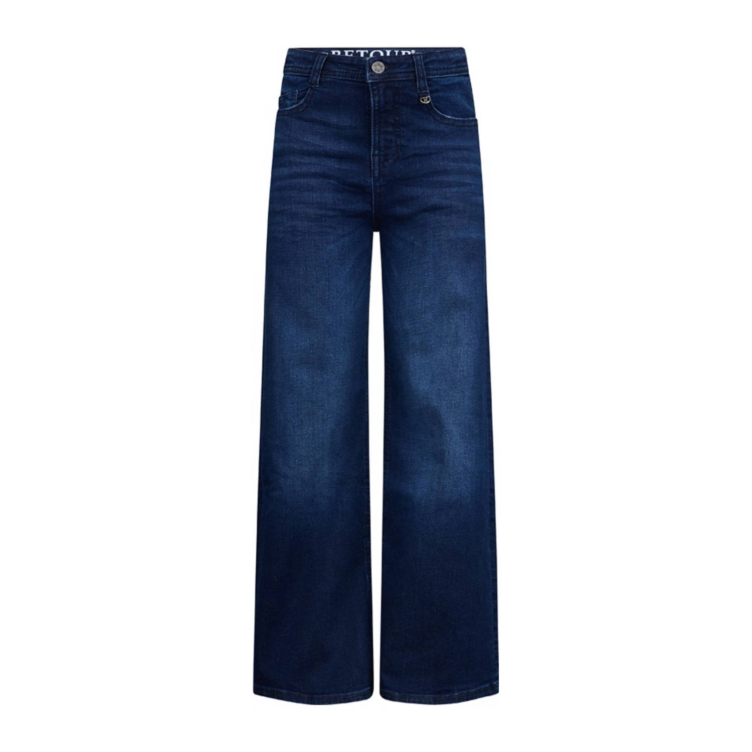 Retour Jeans wide leg jeans Skoura dark blue denim