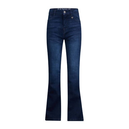 Retour Jeans high waist flared jeans Sidi dark blue denim afbeelding
