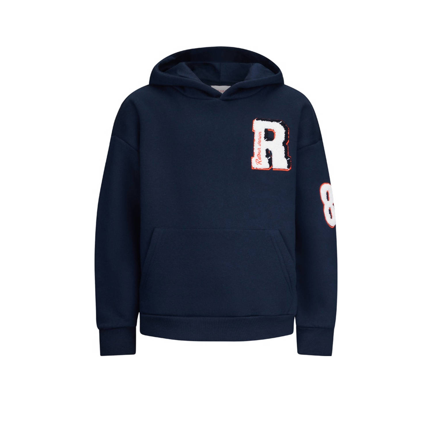Retour Jeans hoodie Gote met logo donkerblauw