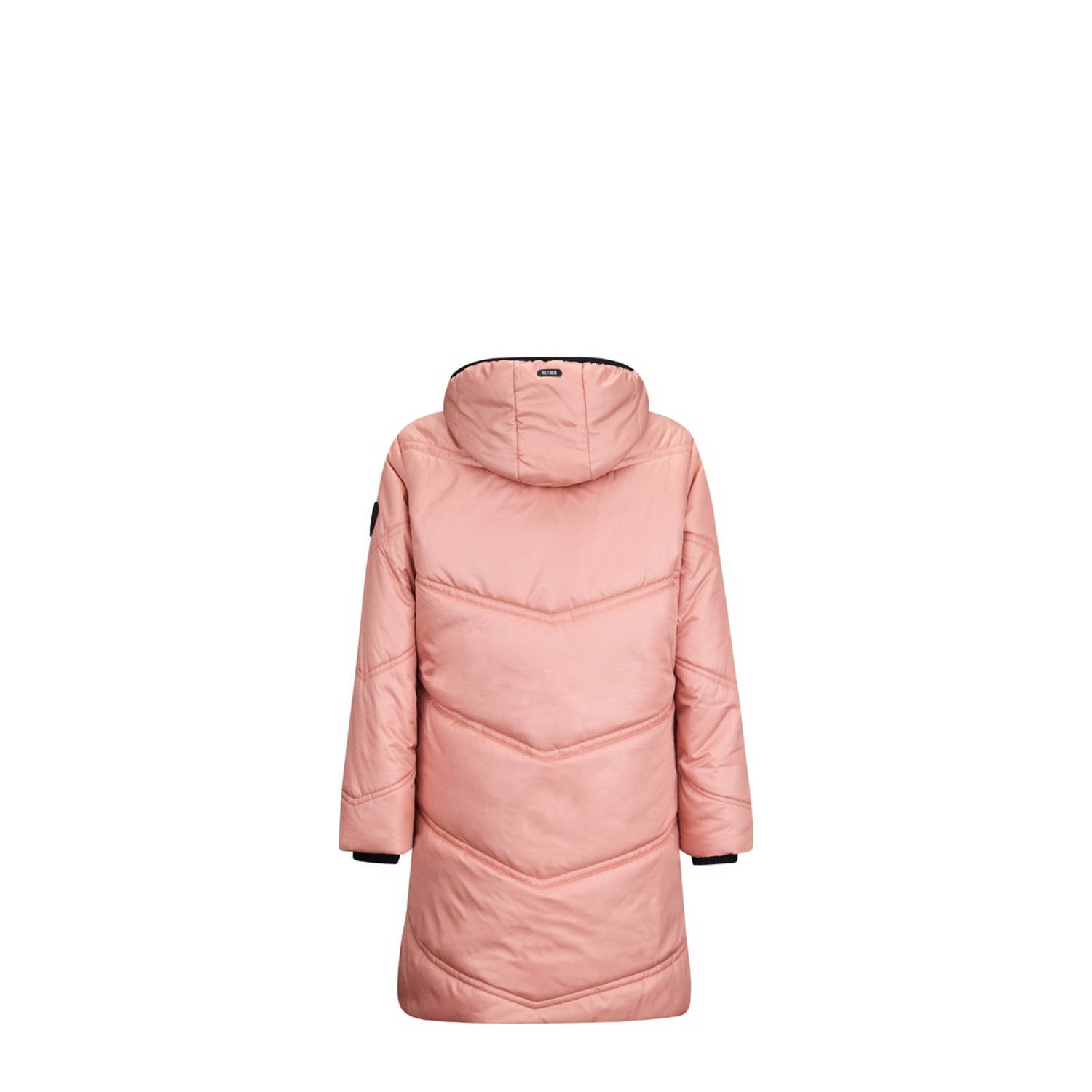 Retour Jeans gewatteerde winterjas Bzou zachtroze