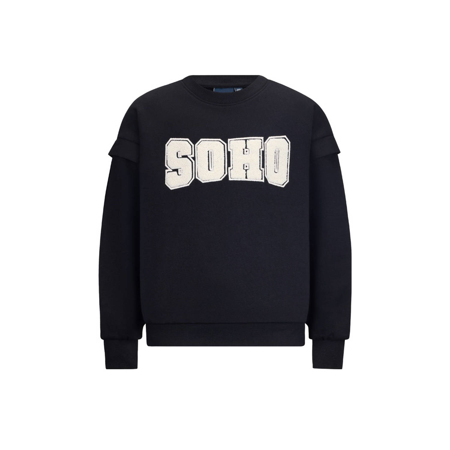 Retour Jeans sweater Abadou met tekst zwart Tekst 122 128