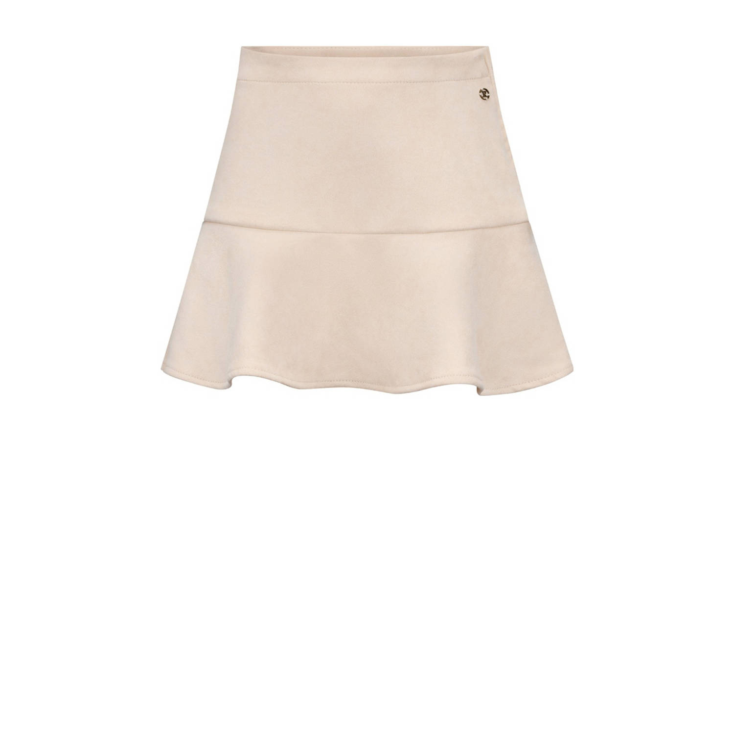 Retour Jeans suede korte rok ecru