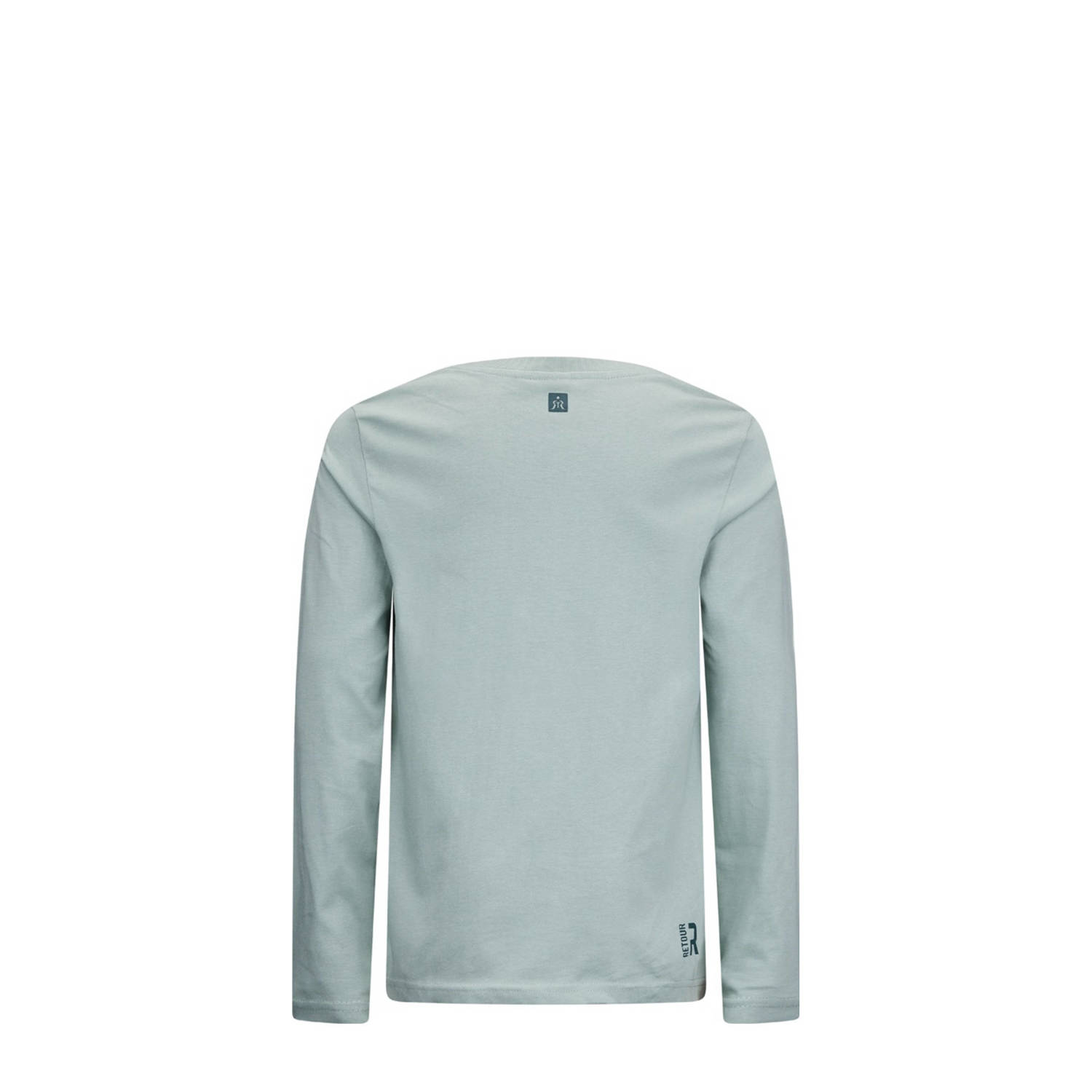 Retour Jeans longsleeve Kjell met printopdruk zachtgroen
