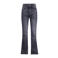 Retour Jeans high waist flared jeans Sidi flare medium grey denim