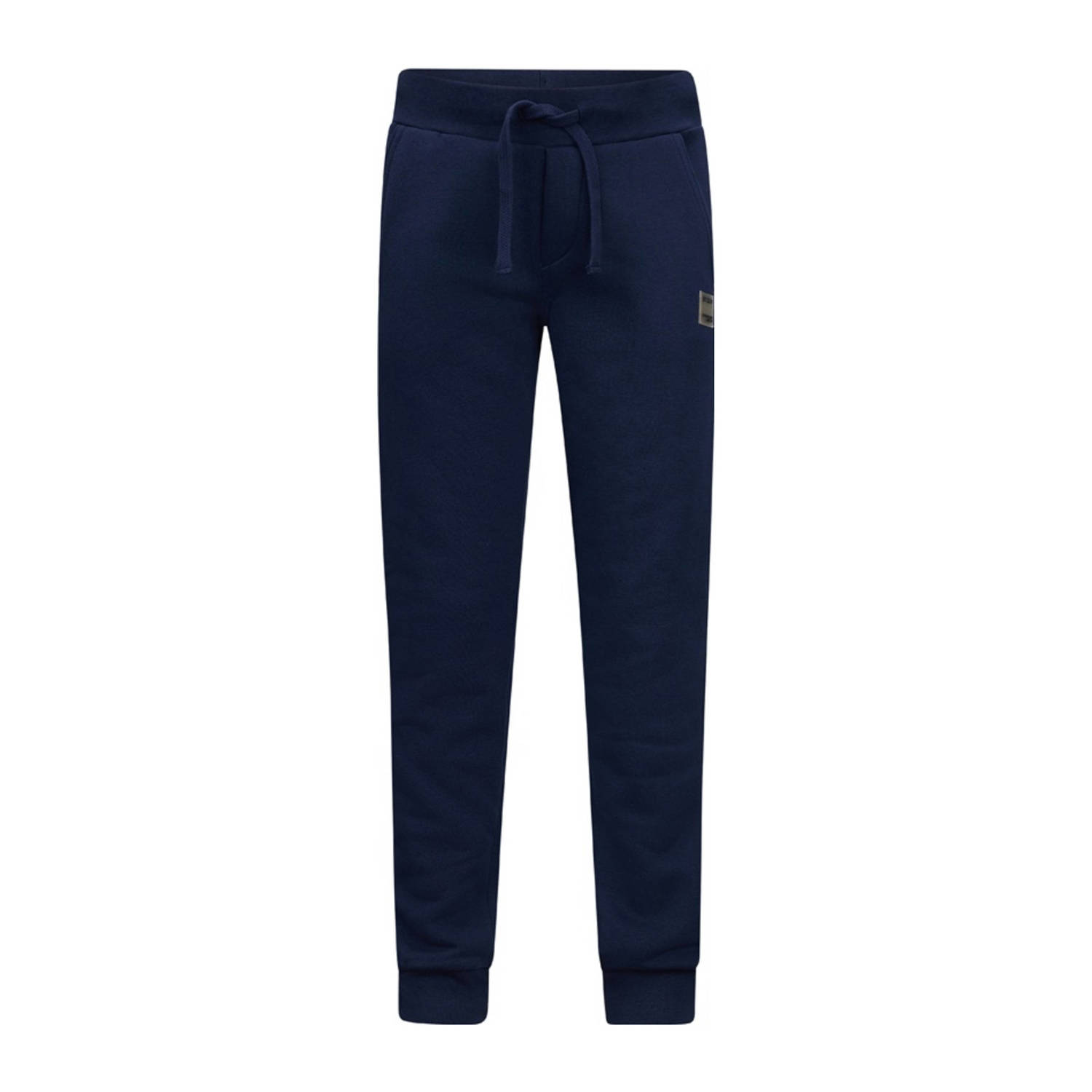 Retour Jeans slim fit joggingbroek Enok donkerblauw Jongens Sweat Effen 158 164