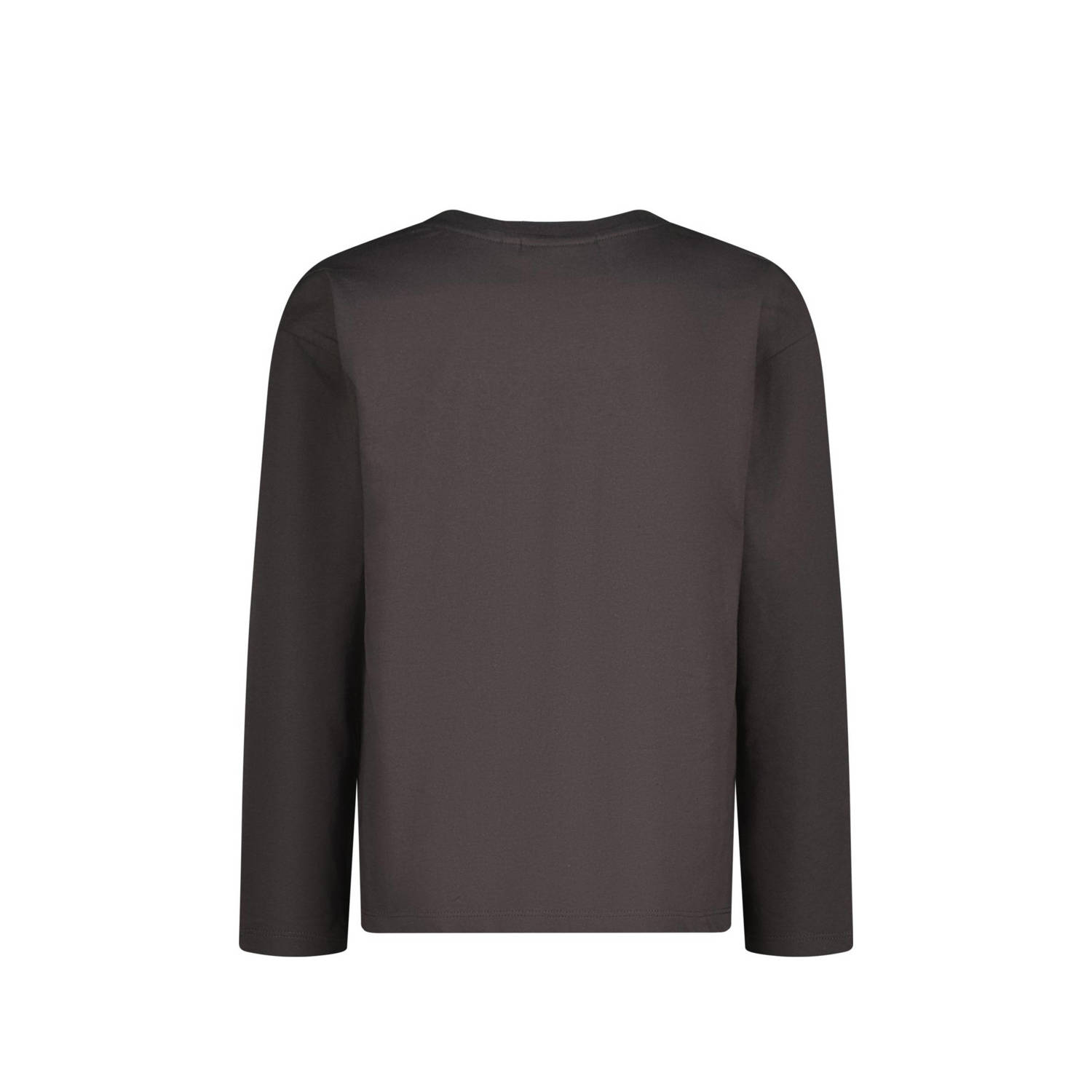 Vingino longsleeve Basic met printopdruk grijs