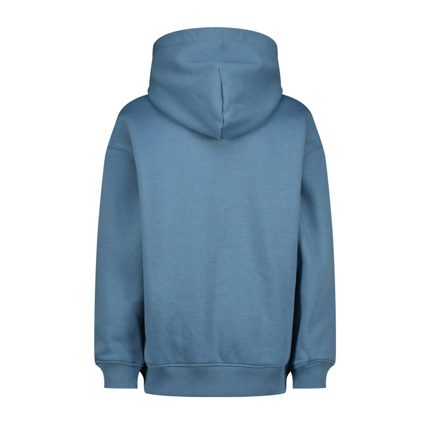 Vingino hoodie Basic met printopdruk zachtblauw