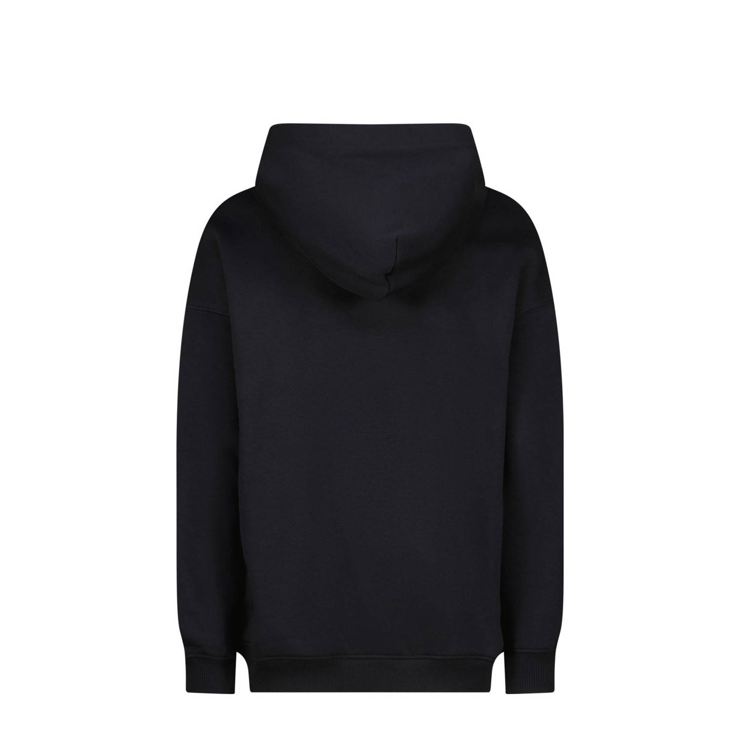 Vingino hoodie Basic met printopdruk zwart