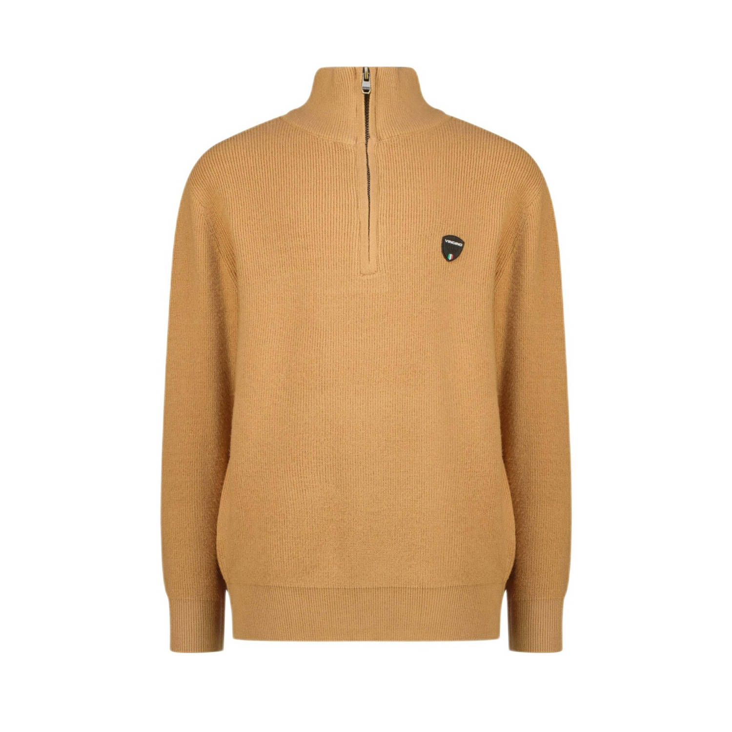 VINGINO Jongens Truien & Vesten Knit-half-zip Bruin