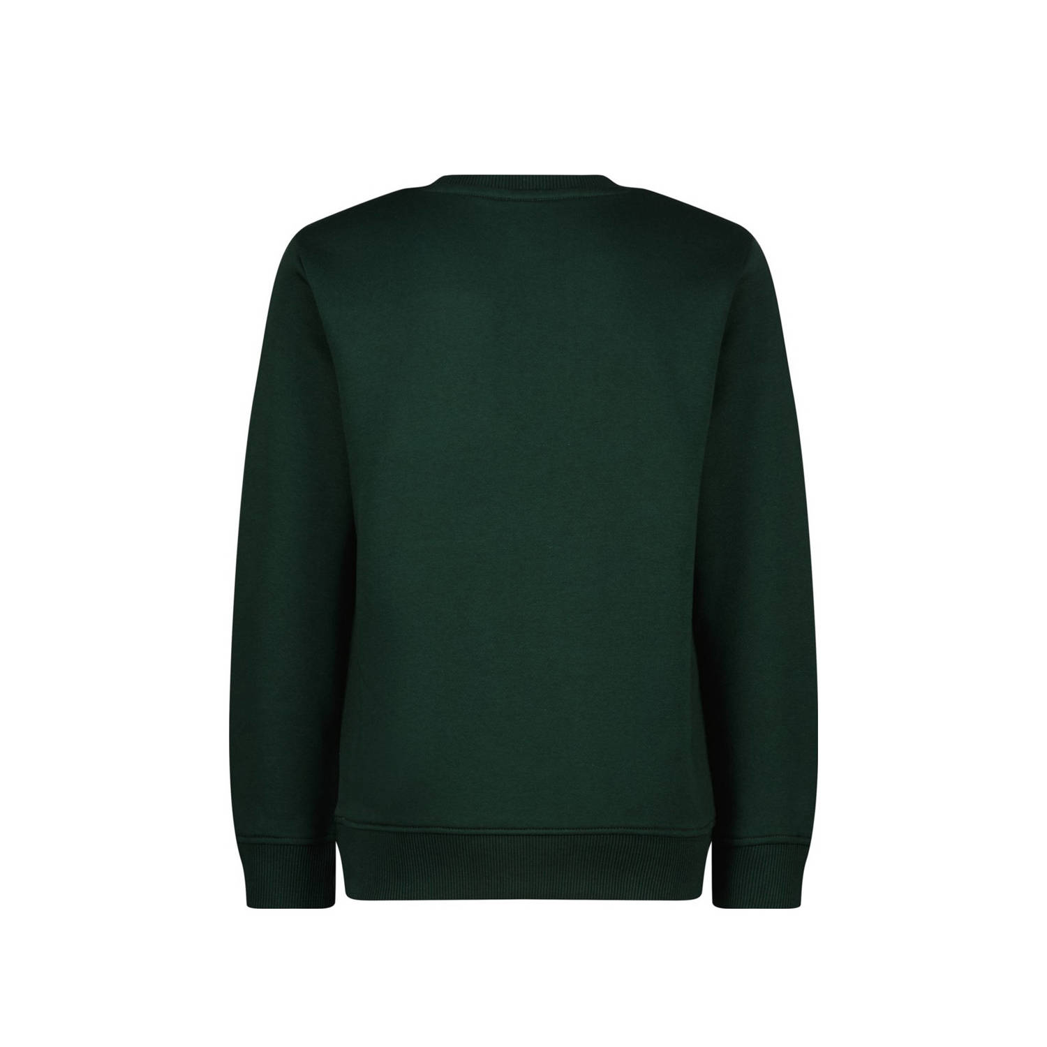 Vingino sweater Basic met printopdruk donkergroen