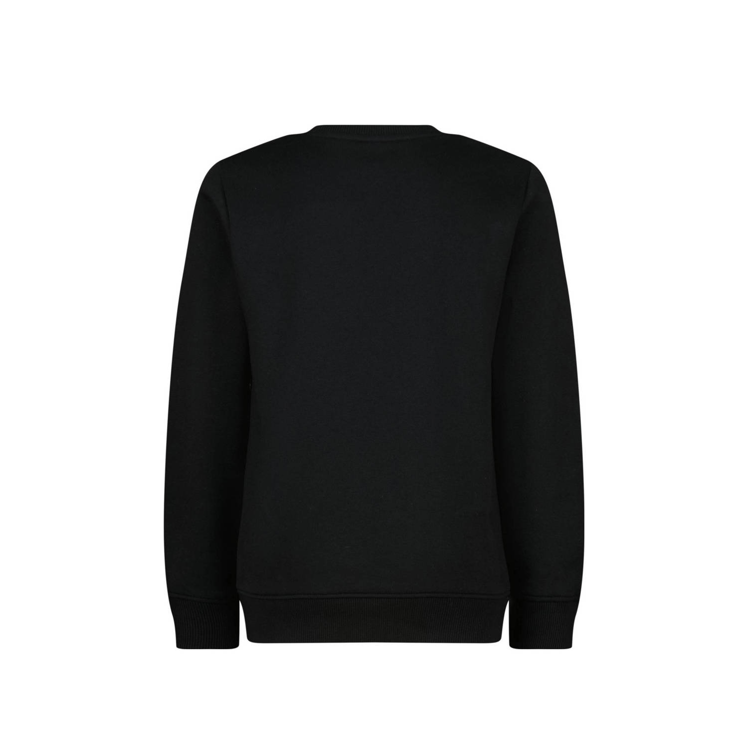 Vingino sweater Basic met printopdruk zwart
