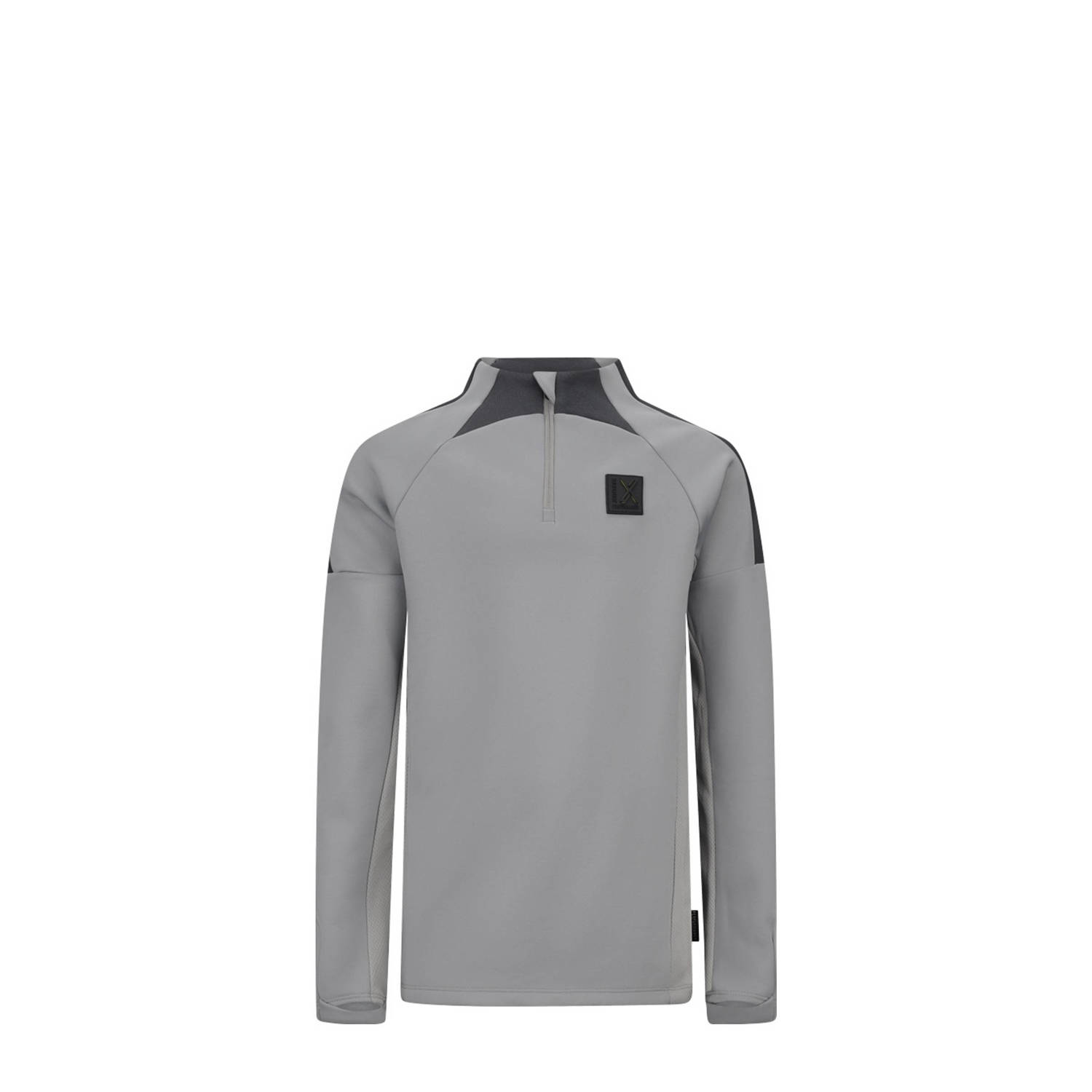 Retour Jeans Retour Performance longsleeve Winner met all over print lichtgrijs grijs