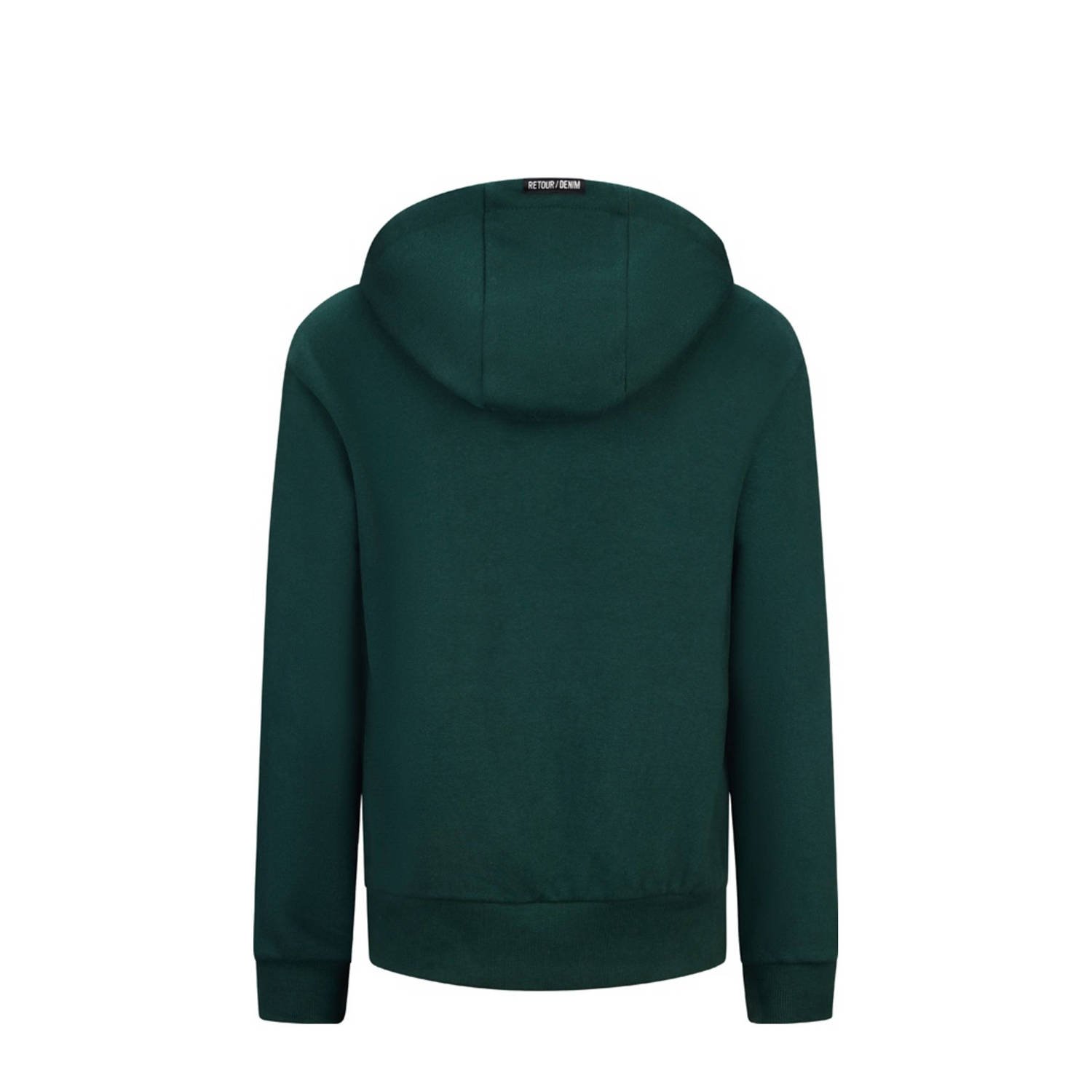 Retour Jeans hoodie Jorrit donkergroen