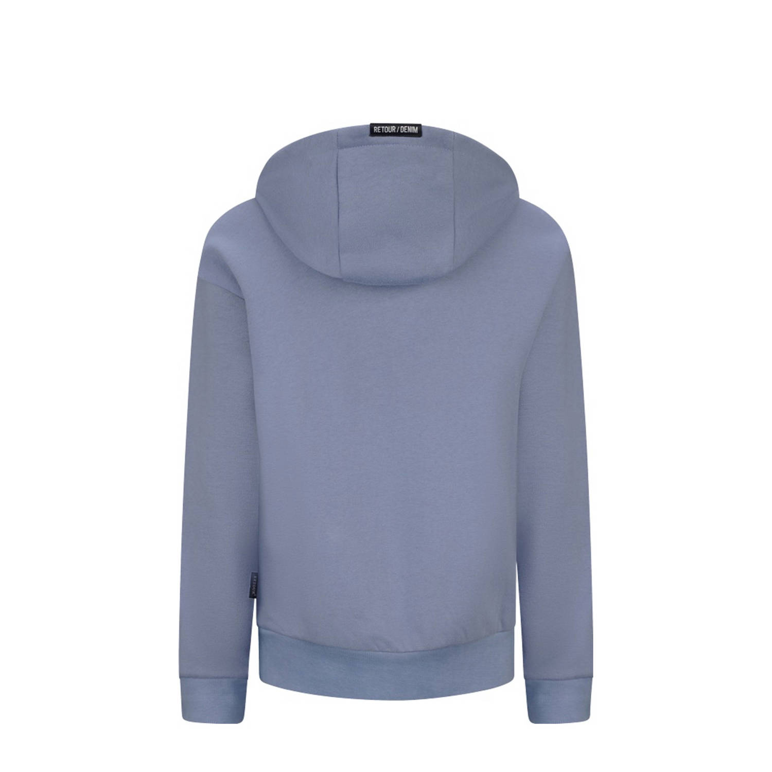 Retour Jeans hoodie Jorrit grijsblauw