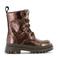 Shoesme leren veterboots koper