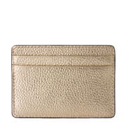 thumbnail: Michael Kors leren pasjeshouder Jet Set goudkleurig