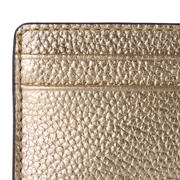 thumbnail: Michael Kors leren pasjeshouder Jet Set goudkleurig