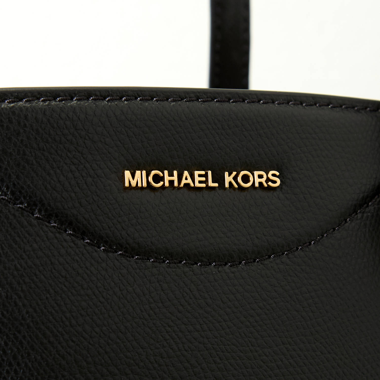 Michael Kors leren shopper Taryn zwart