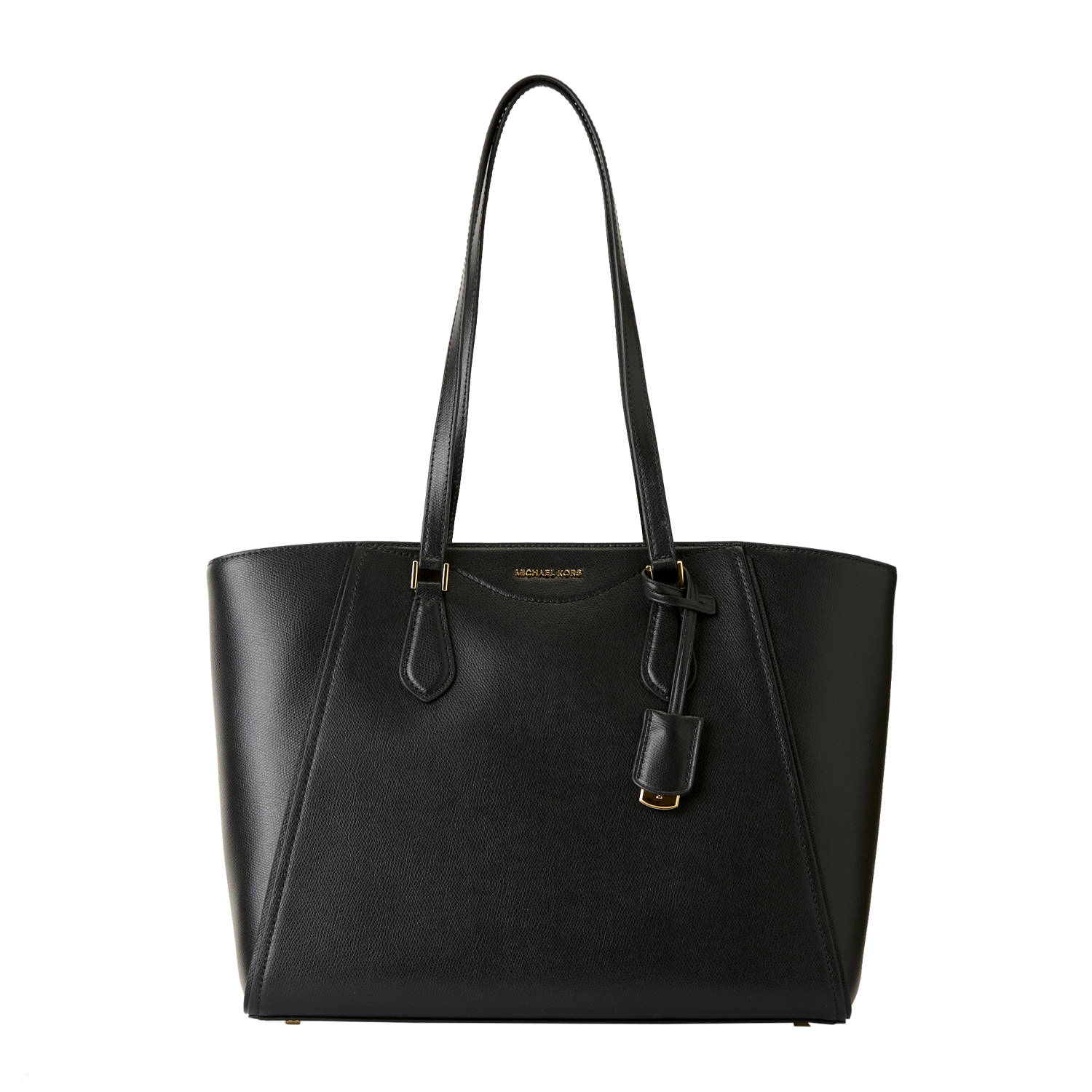 Michael Kors leren shopper Taryn zwart