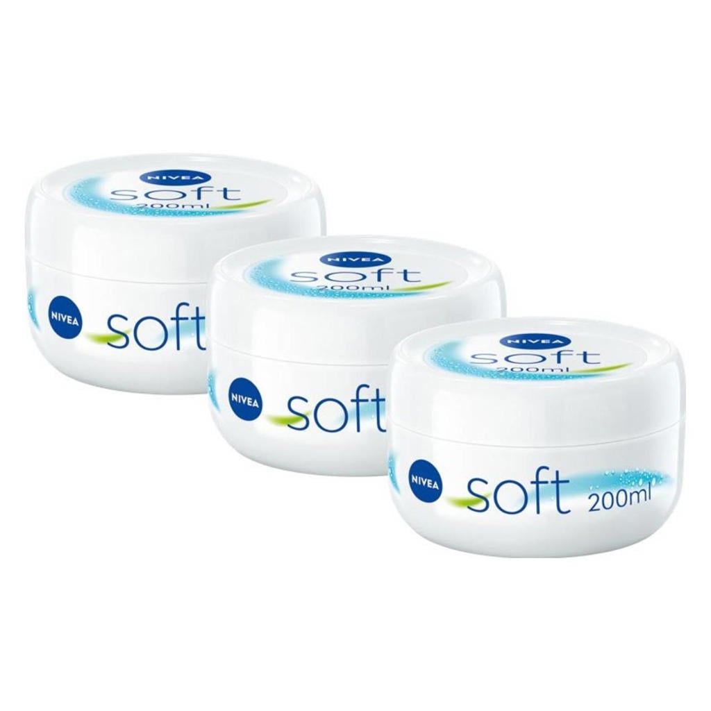 NIVEA Soft Pot 200 ml Multiverpakking