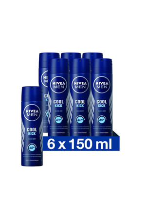 Deodorant Spray Cool Kick  150 ml Multiverpakking