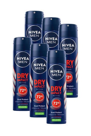 Impact deodorant - voordeelverpakking - 6 x 150 ml