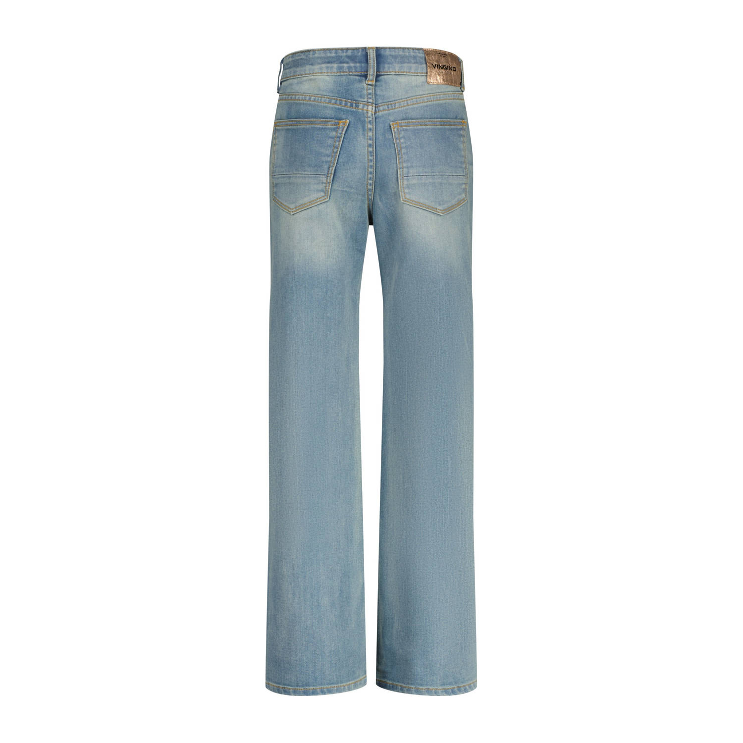 Vingino wide leg jeans Coco tinted mid blue