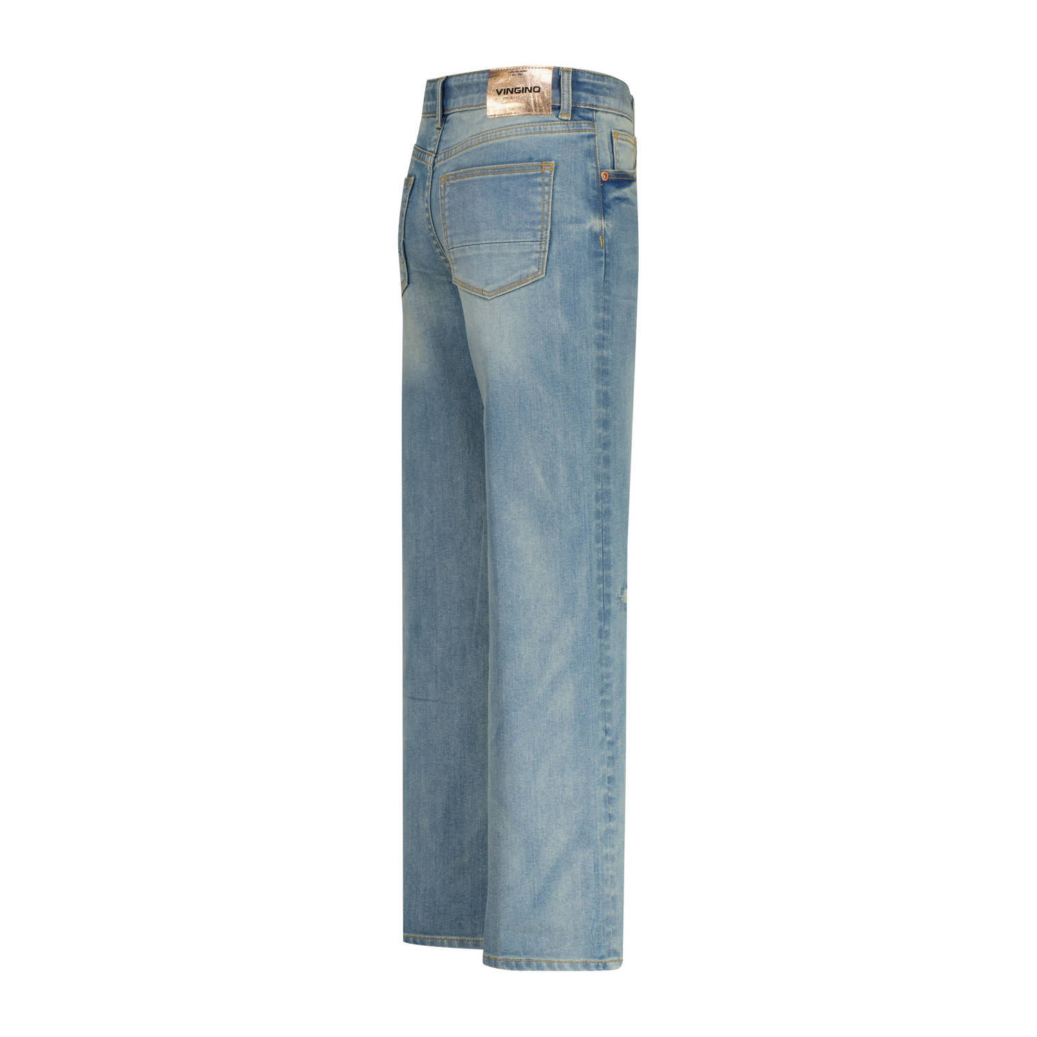 Vingino wide leg jeans Coco tinted mid blue