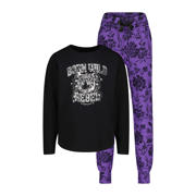 thumbnail: Vingino pyjama Wayra met all over print paars/zwart