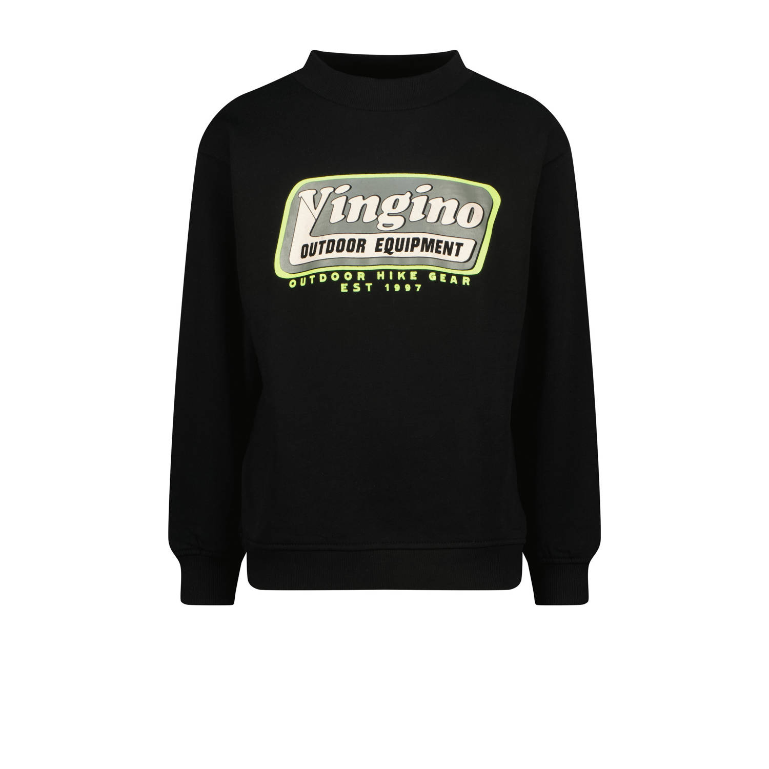 Vingino sweater Noisy met logo zwart