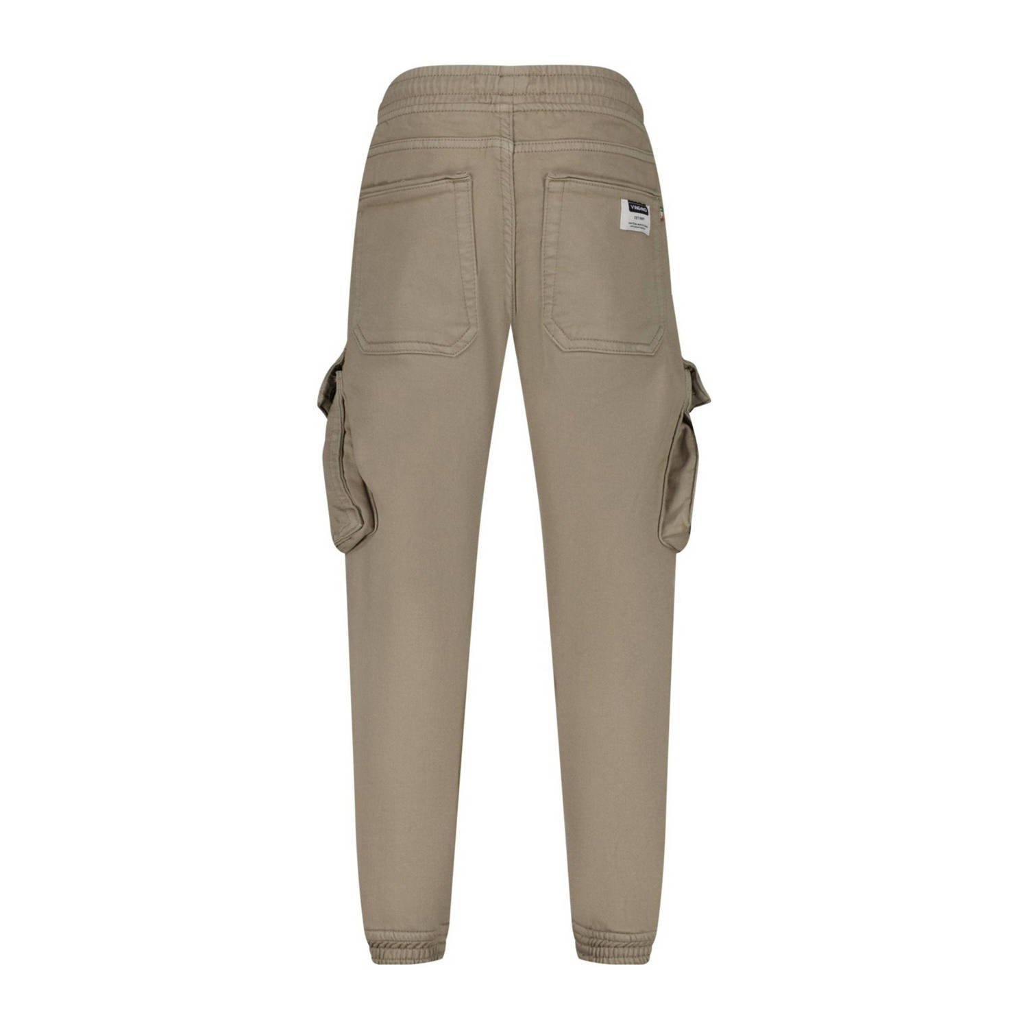 Vingino tapered fit cargobroek Carlos zand