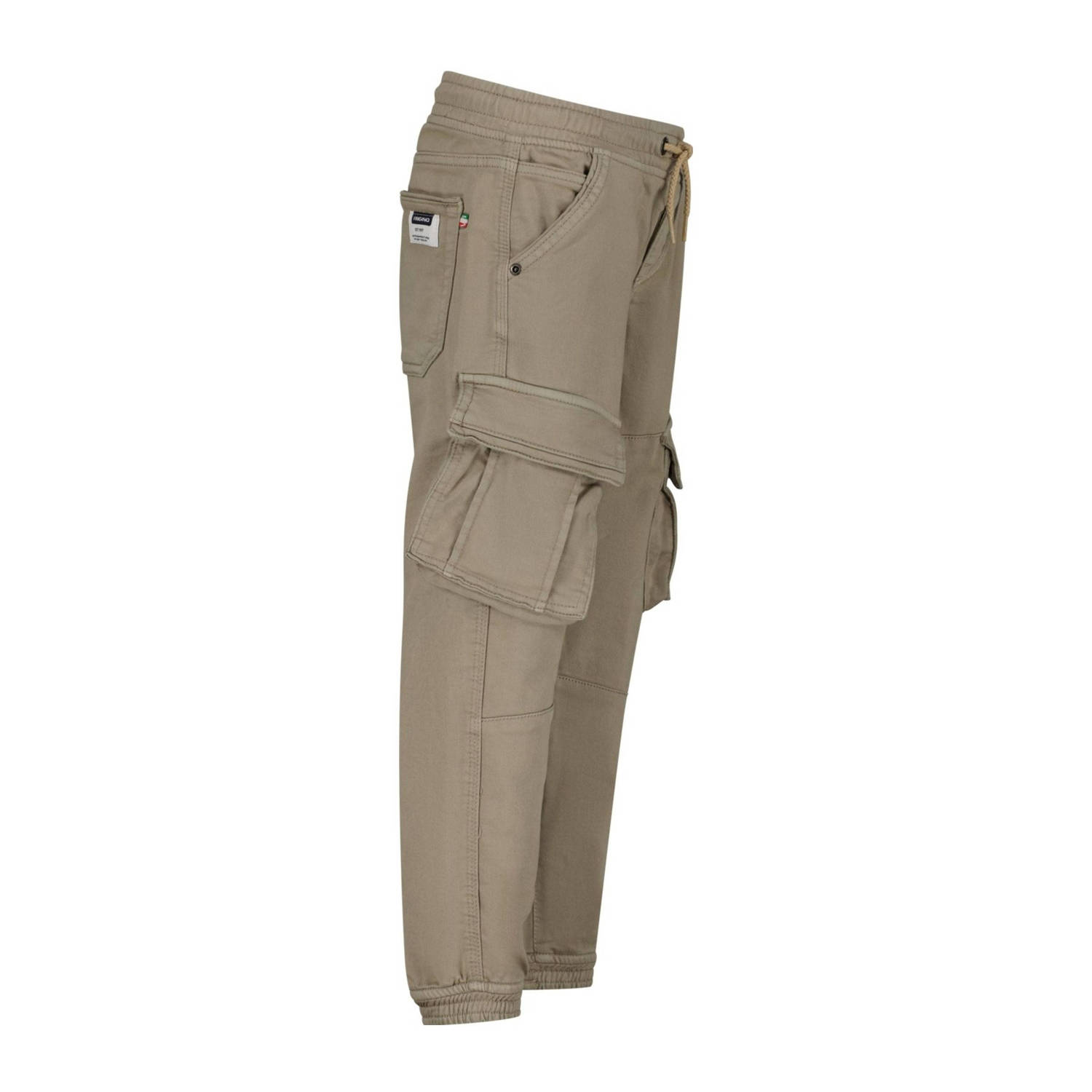 Vingino tapered fit cargobroek Carlos zand
