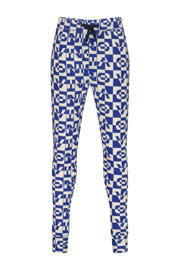thumbnail: Vingino   pyjama Wopi met all over print kobaltblauw/wit