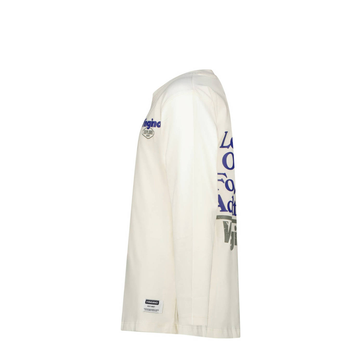 Vingino longsleeve Jackos met backprint offwhite