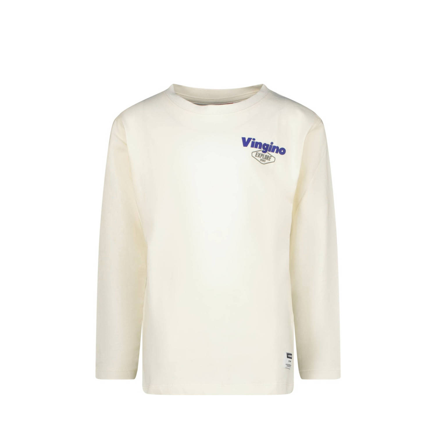 Vingino longsleeve Jackos met backprint offwhite