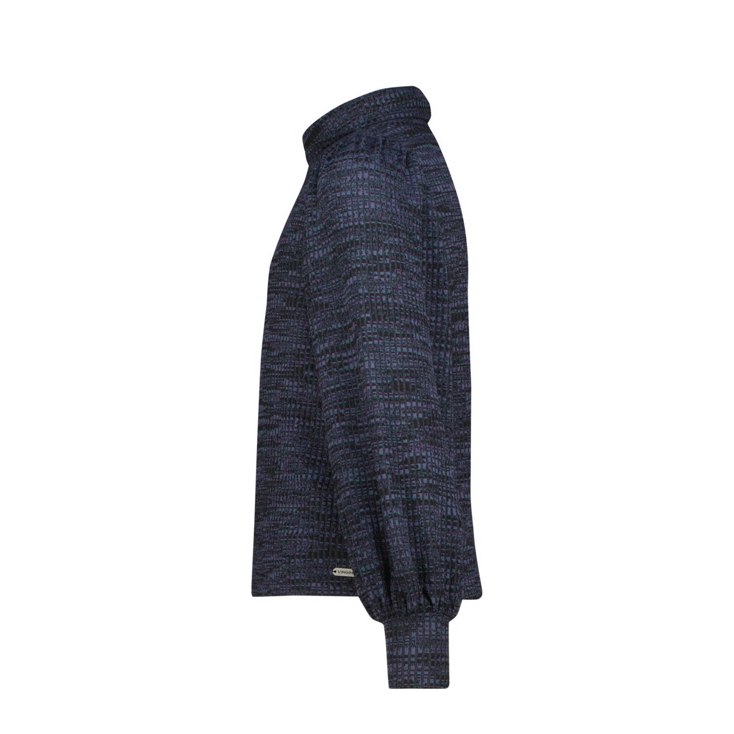 Vingino top Joyce met all over print zwart