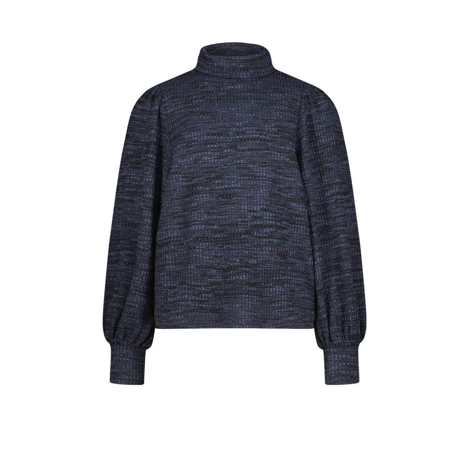 Vingino top Joyce met all over print zwart
