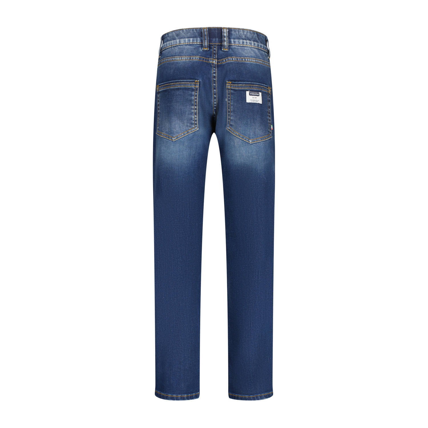 Vingino straight leg jeans Paolo mid blue wash
