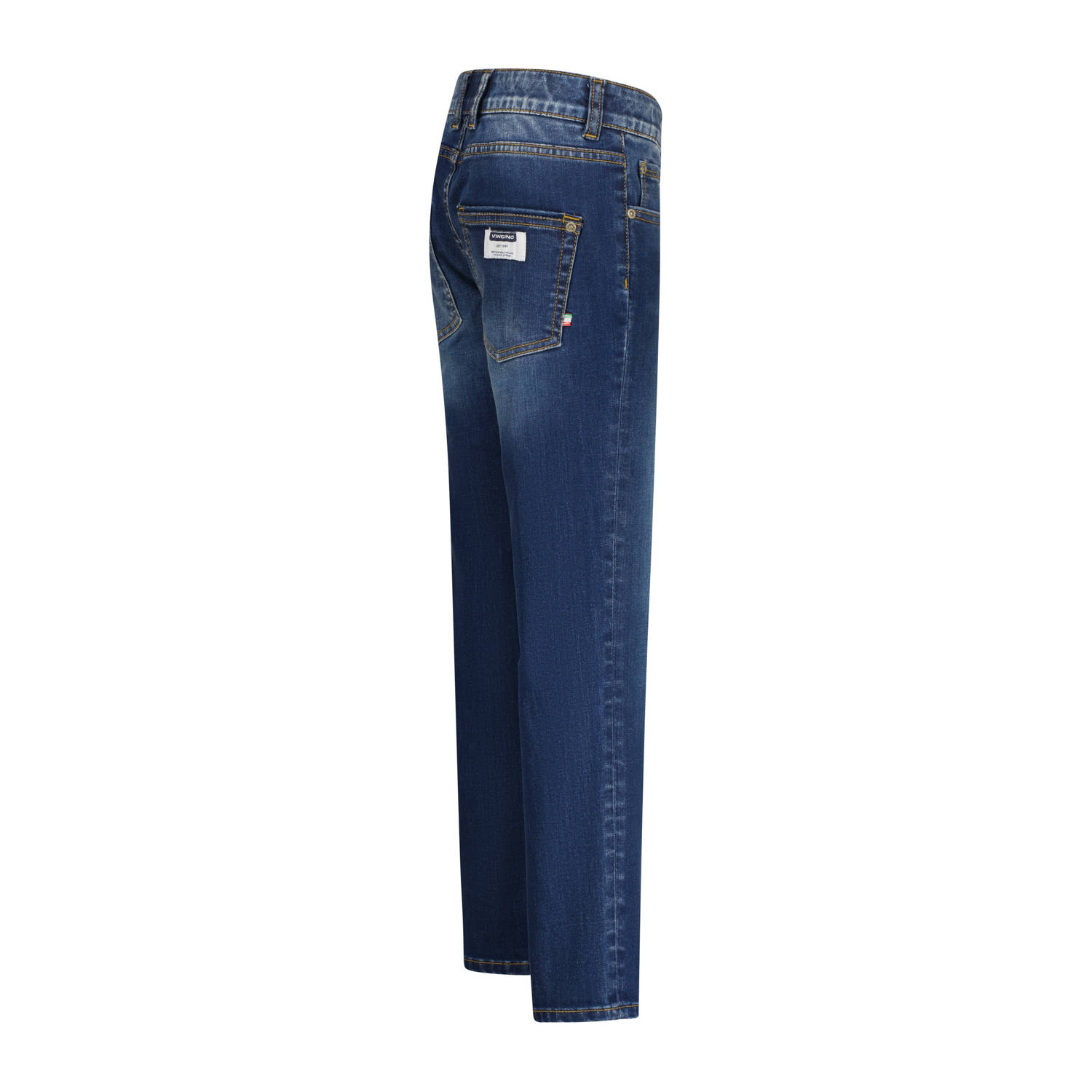 Vingino straight leg jeans Paolo mid blue wash