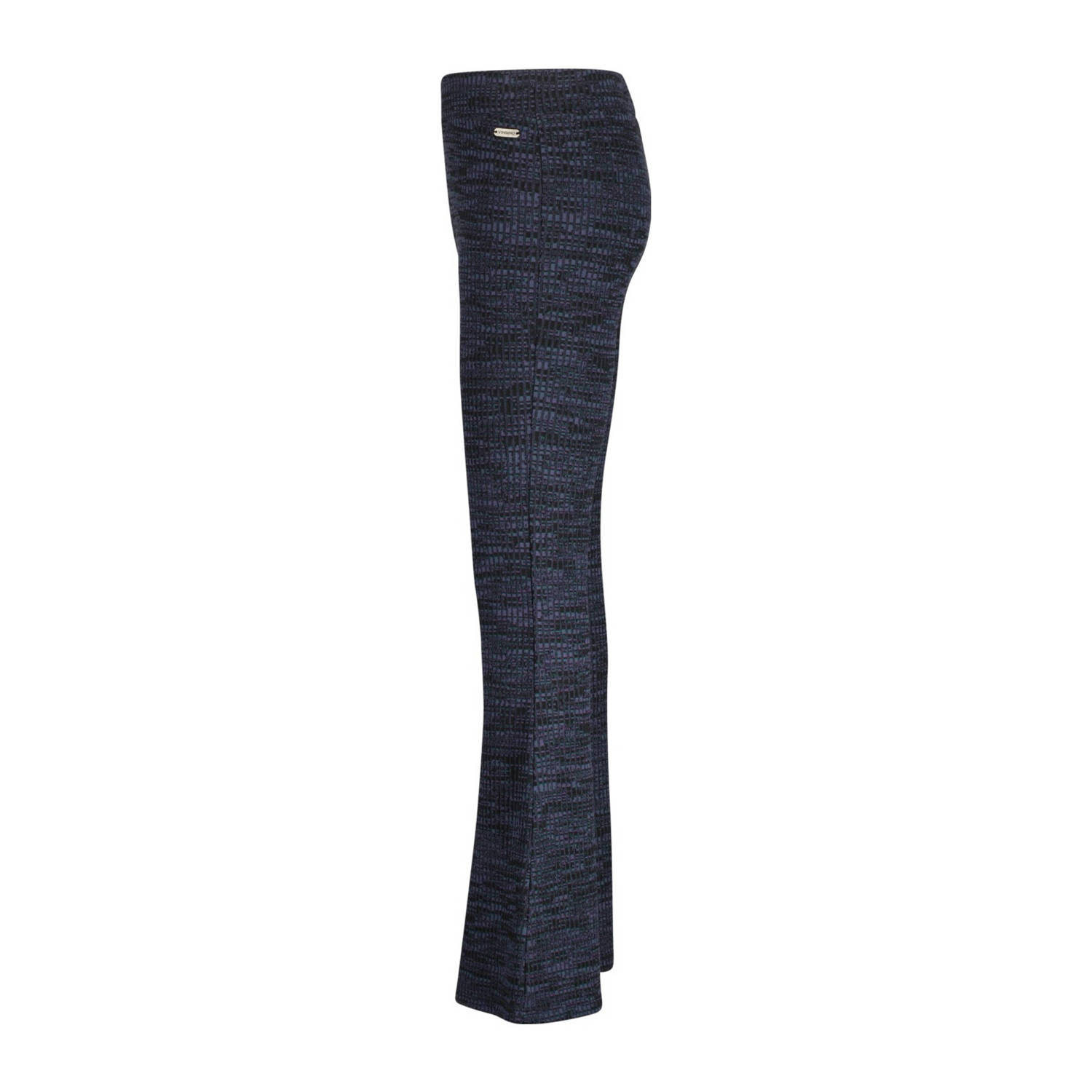 Vingino gemêleerde flared broek Sya zwart
