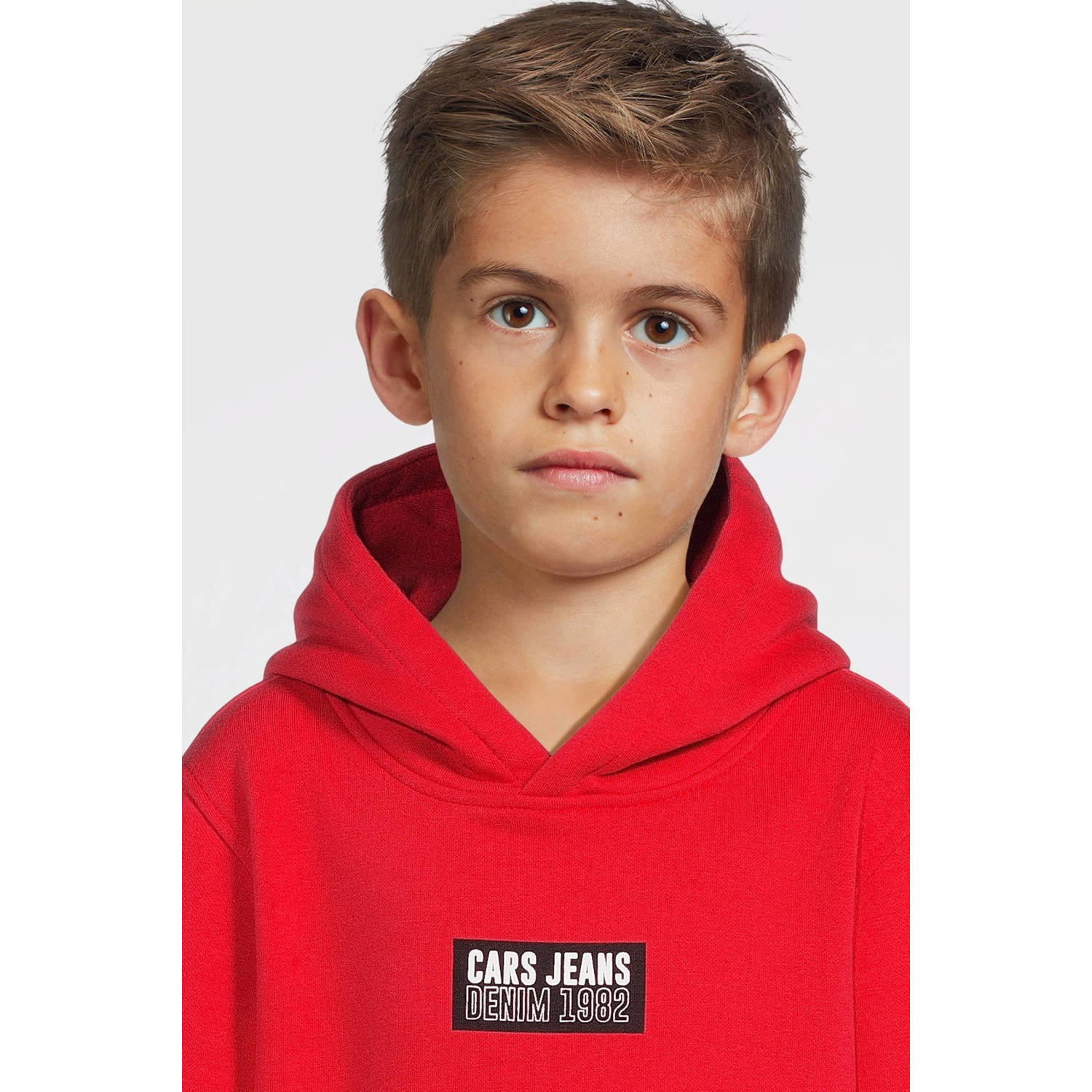 Cars hoodie ZLOW met printopdruk felrood