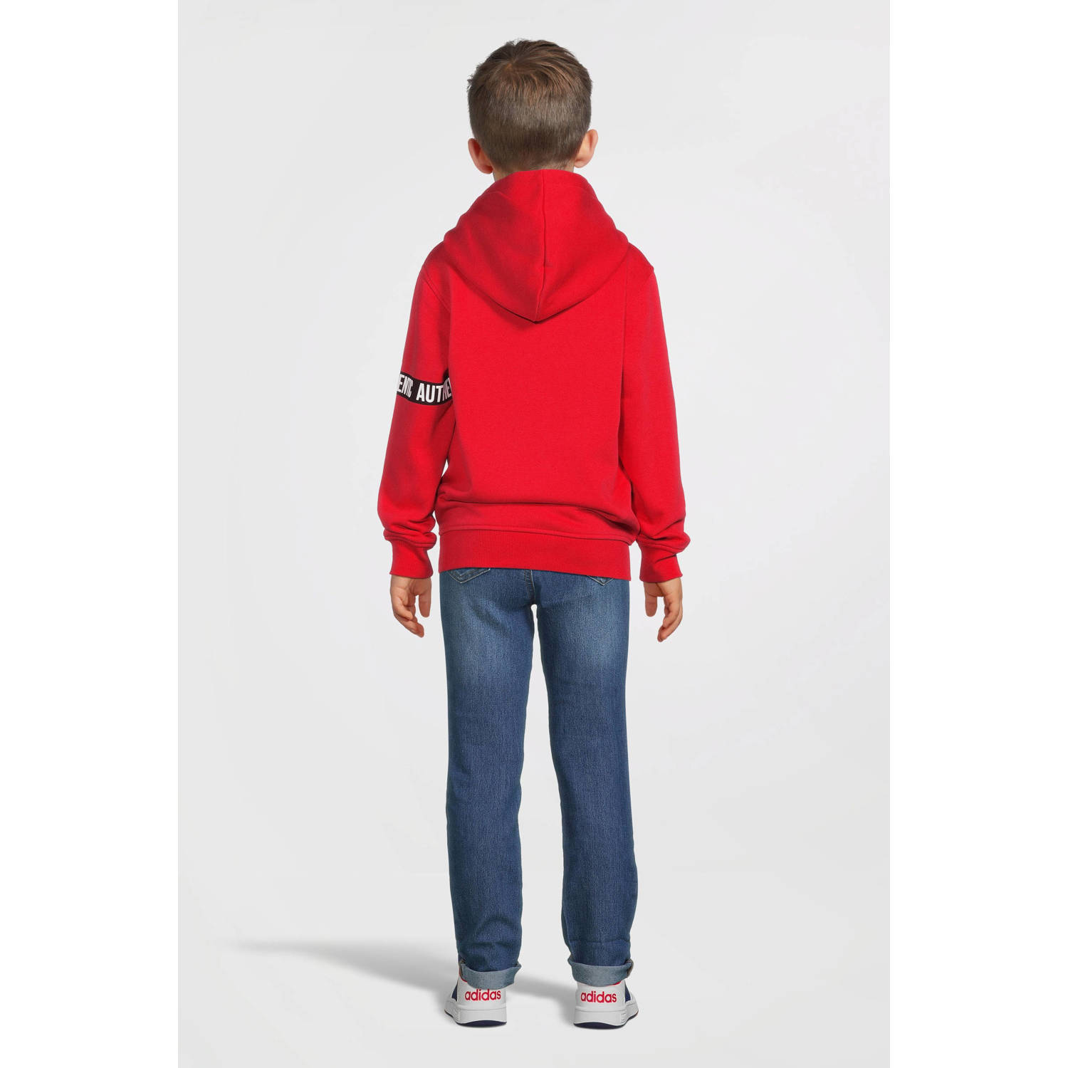 Cars hoodie ZLOW met printopdruk felrood