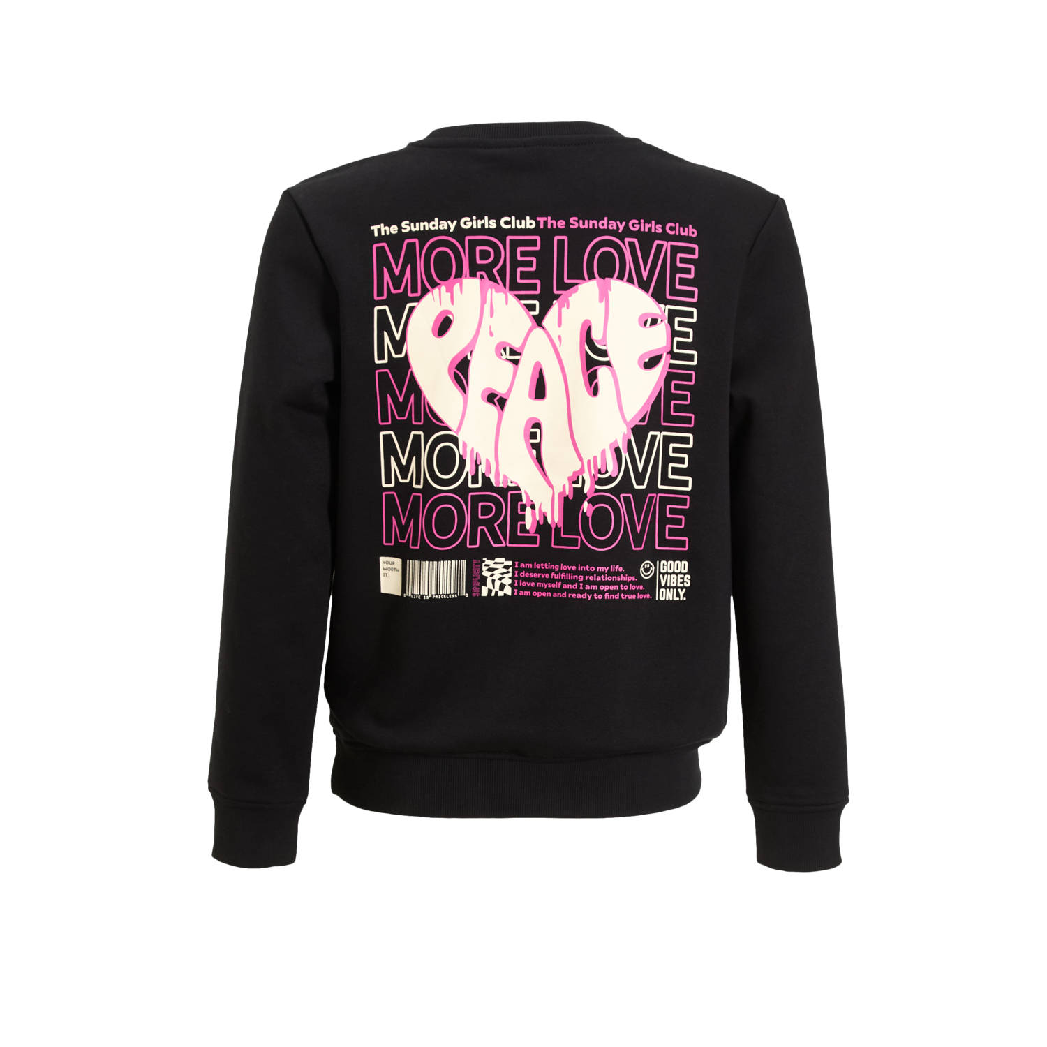 Cars sweater LIAN met backprint zwart