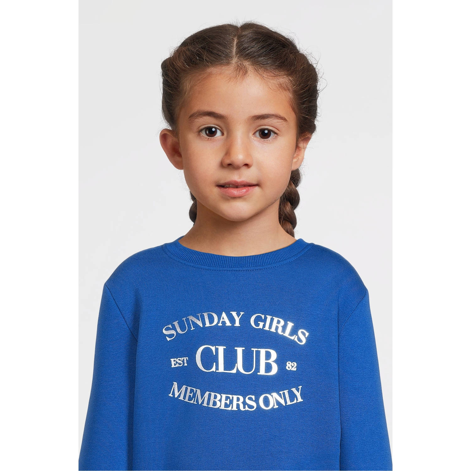 Cars sweater LIAN met printopdruk kobaltblauw