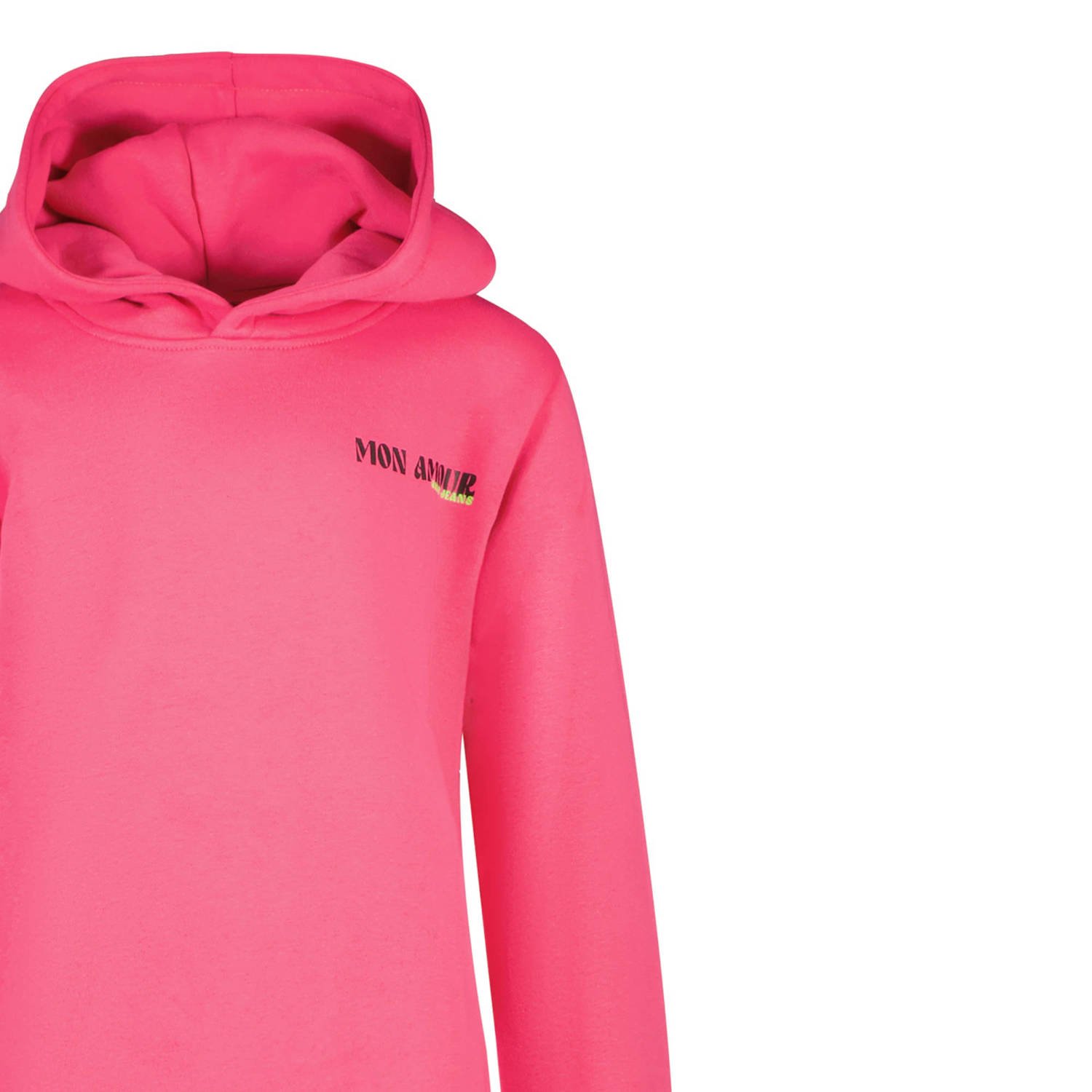 Cars hoodie LORY met backprint zoetroze