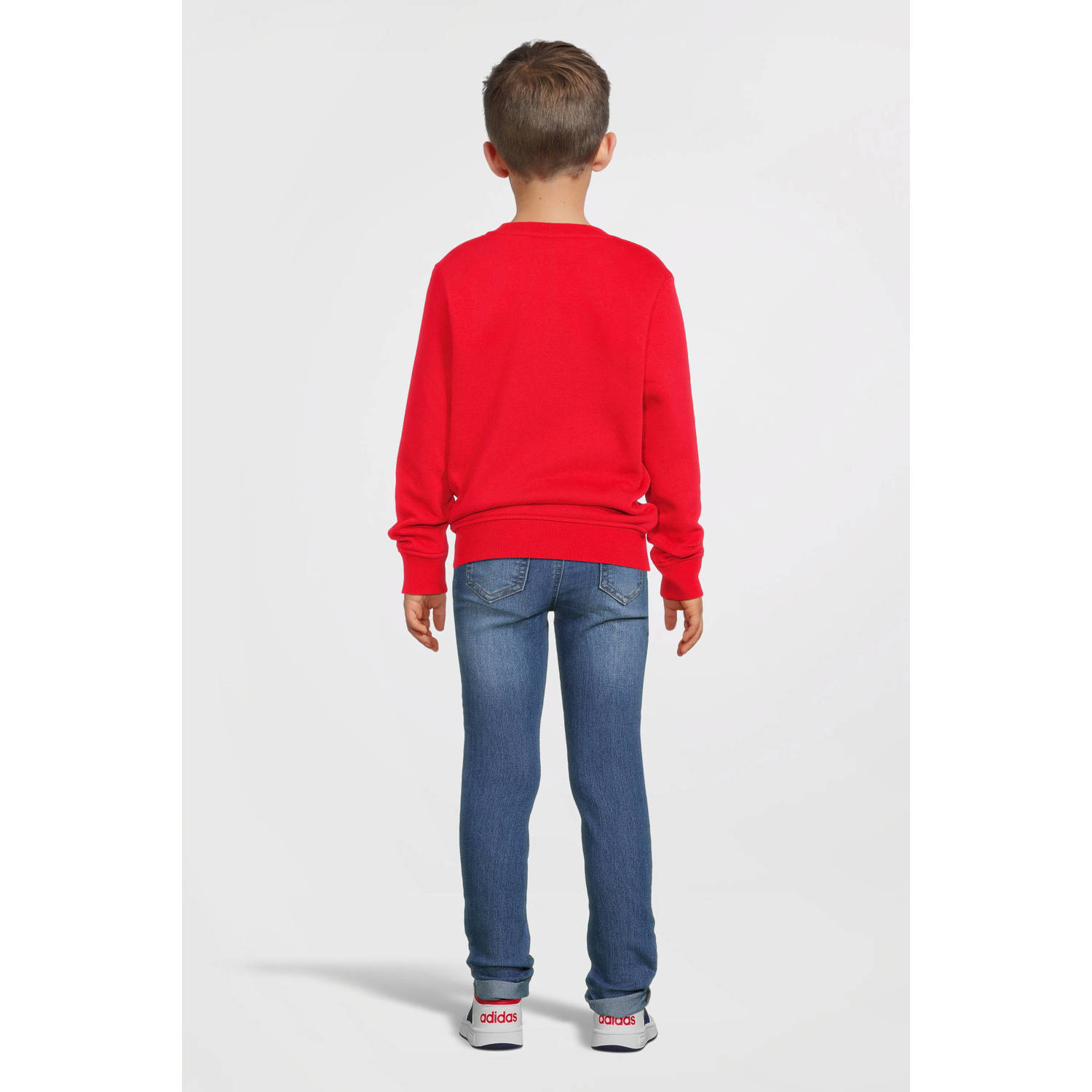 Cars sweater REVY met printopdruk felrood