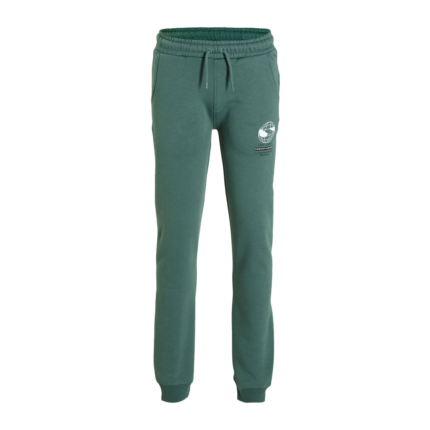 Cars joggingbroek DUTTON met printopdruk armygroen