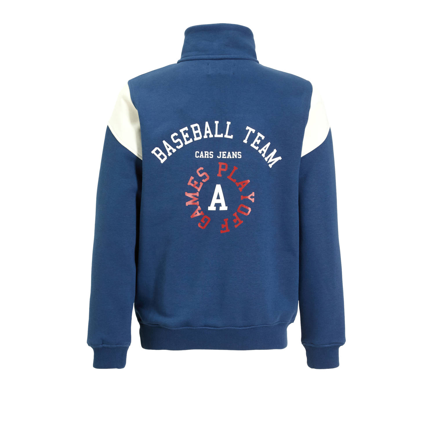 Cars sweater COSTNER met backprint donkerblauw offwhite
