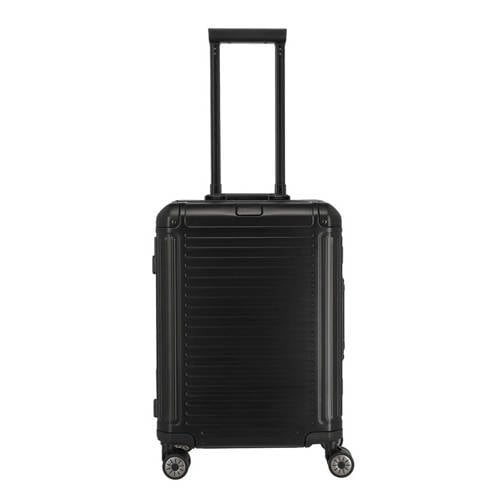 Travelite trolley Next 2.0 Aluminium 55 cm. zwart afbeelding