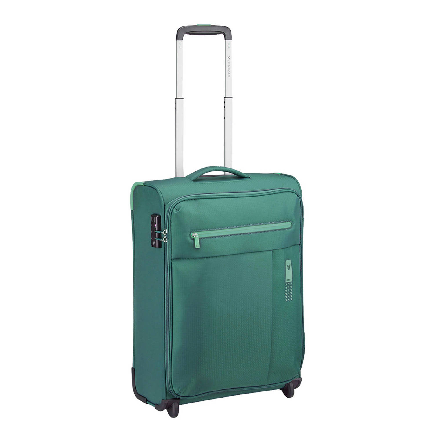 Roncato trolley Lite Soft 55 cm. groen